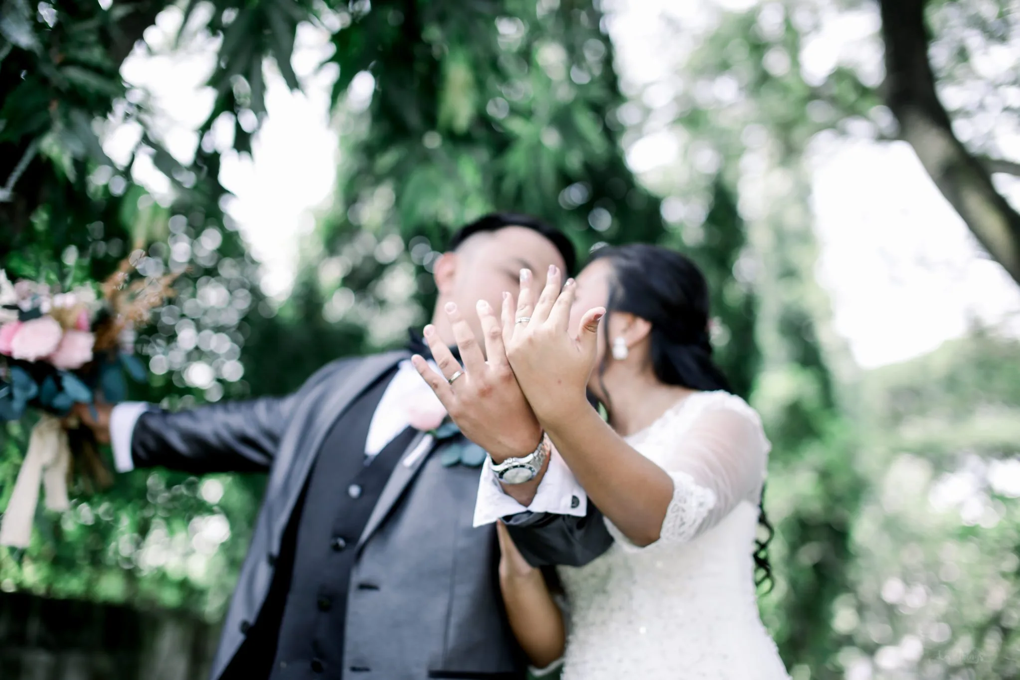 The Owners of ProVision on their wedding day - intimate ceremony of around 50 guests
